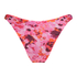Floral High-Leg Bikini Bottoms, Pink