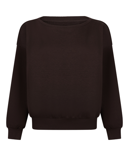 Boatneck Sweater Audrey, Brown