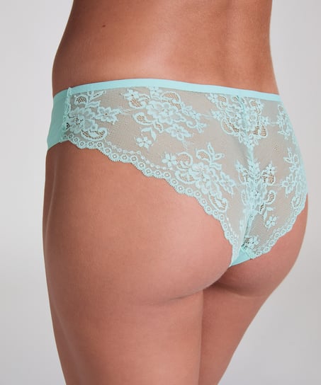 Invisible Lace Back Brazilian, Blue