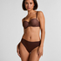 Invisible Highleg Thong, Brown