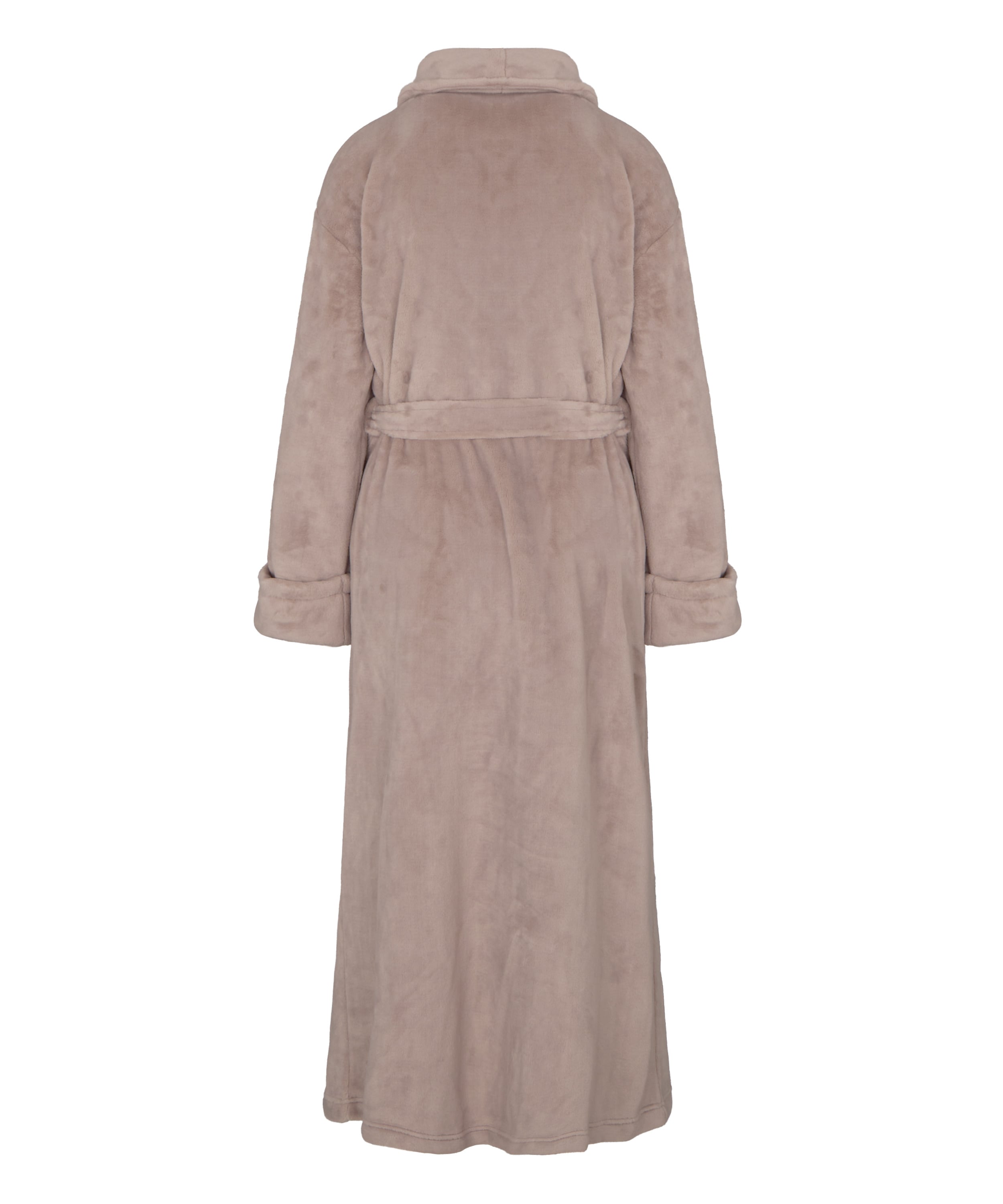 Soft Fleece Bathrobe, Beige, main