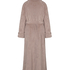Soft Fleece Bathrobe, Beige