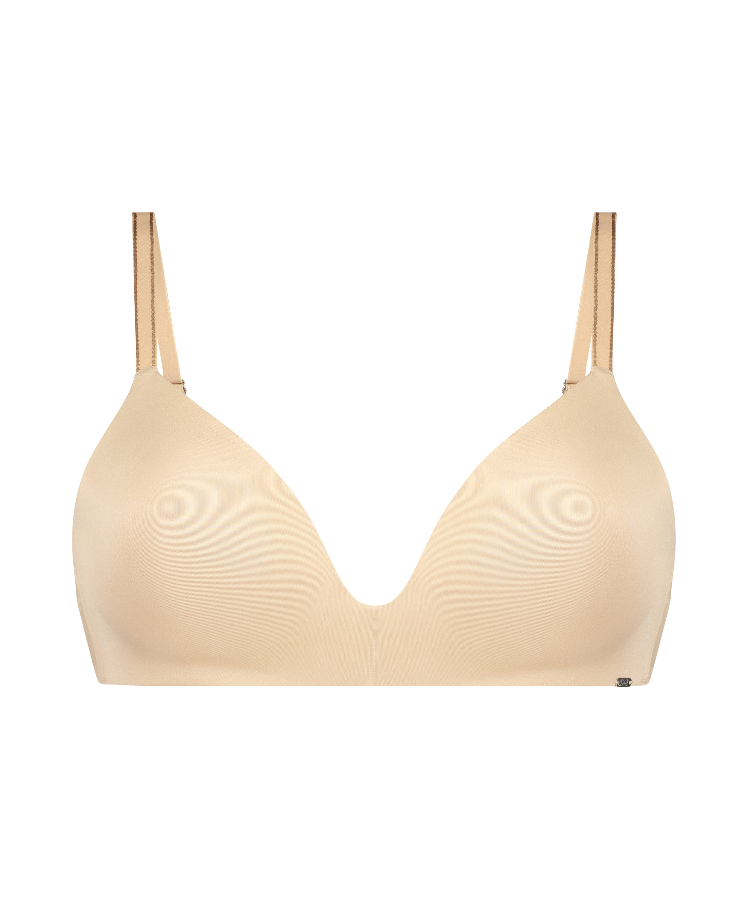 Mona padded non-underwired bra, Beige, main