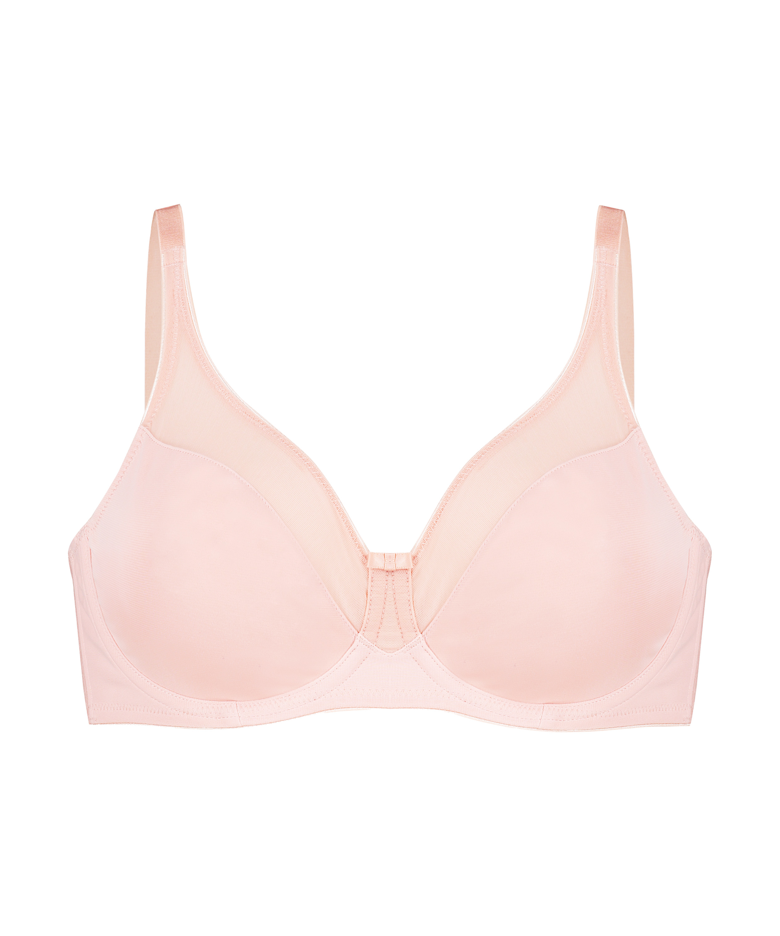 Nina Non-Padded Underwired Minimizer Bra, Pink, main