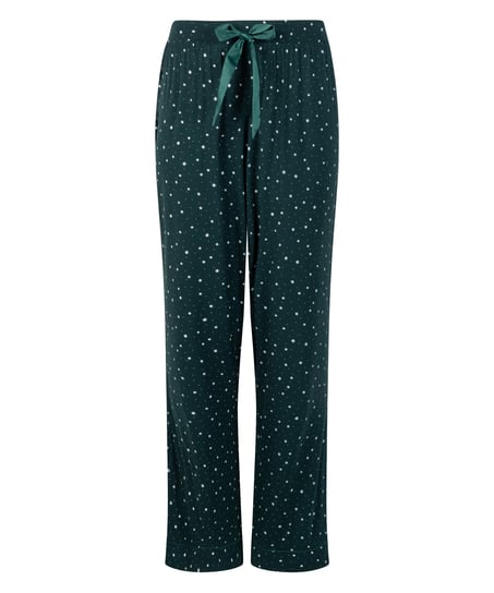 Jersey Pyjama Pants, Green