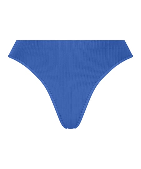 Dianne High Leg Thong, Blue