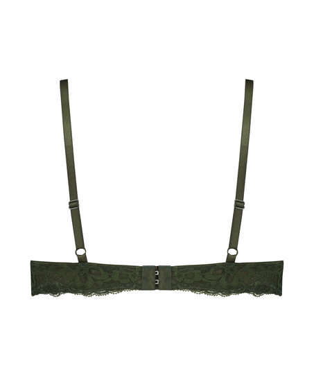 Marine Padded Underwired Bra, Green