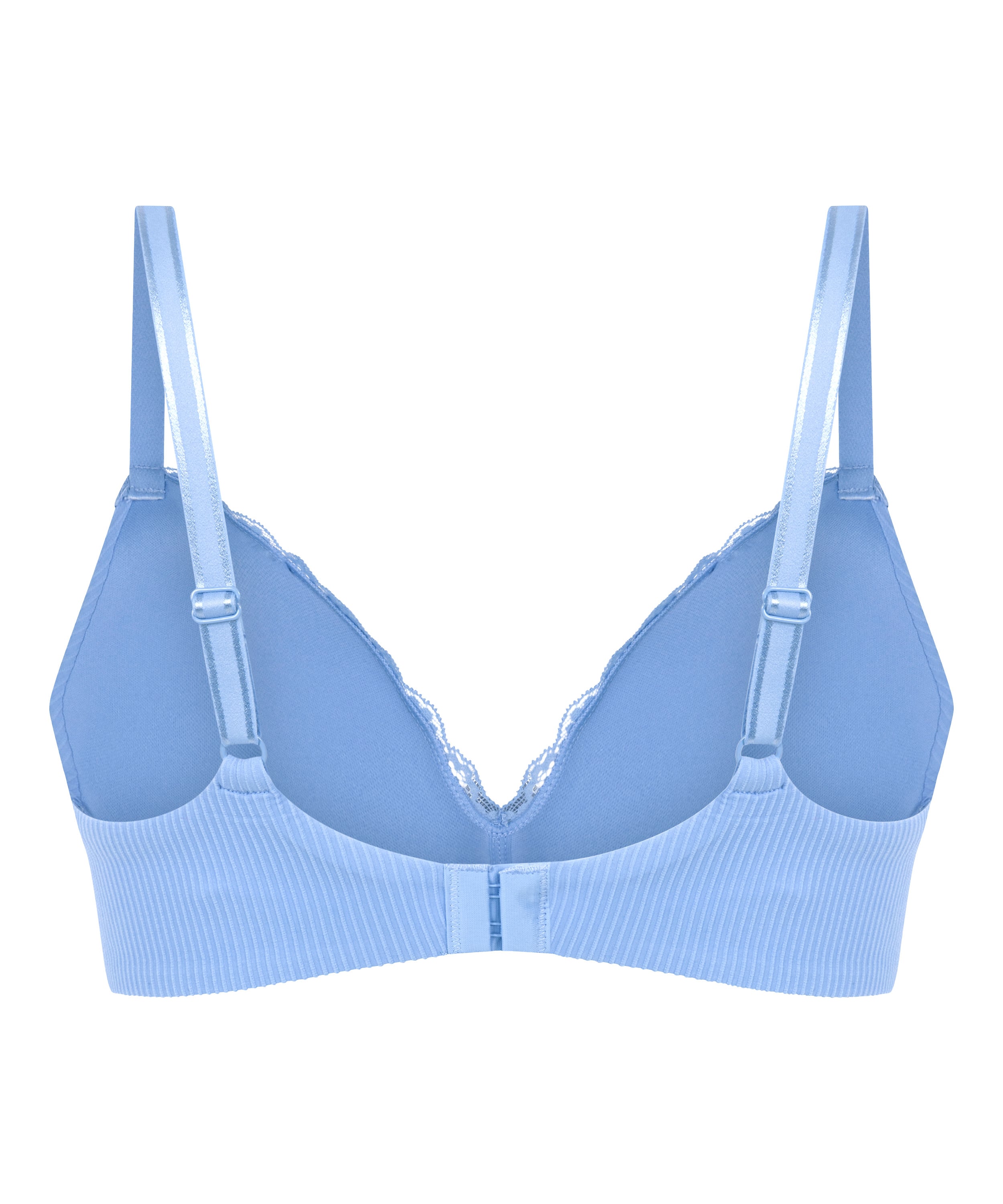 Lola Padded Non-Wired Bra, Blue, main