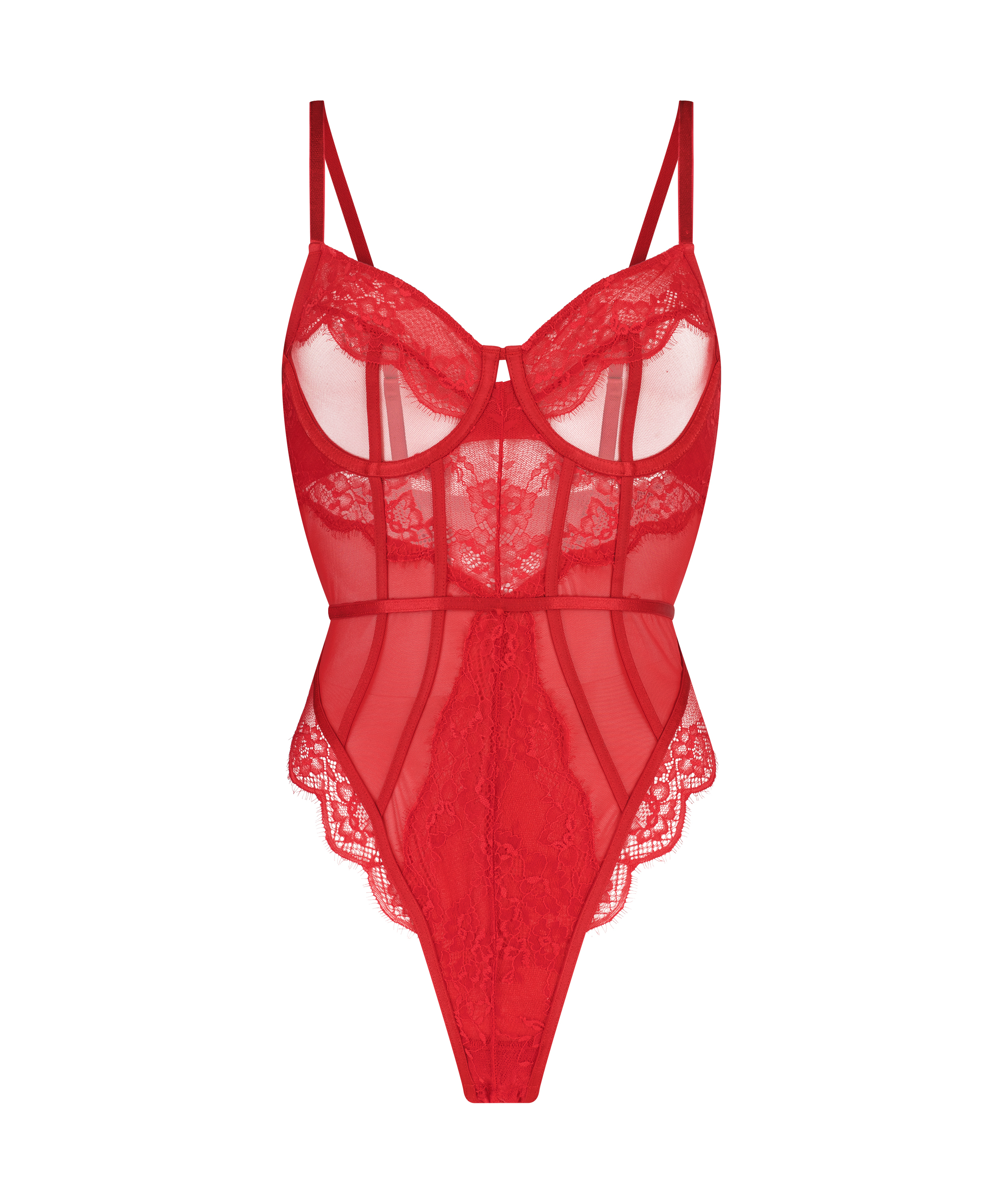 Brie Underwired Body, Red, main