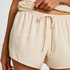 Ayla Satin Shorts, White