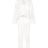 Pyjama Set Cotton Hearts, White