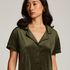 Short Sleeve Velour Jacket, Green
