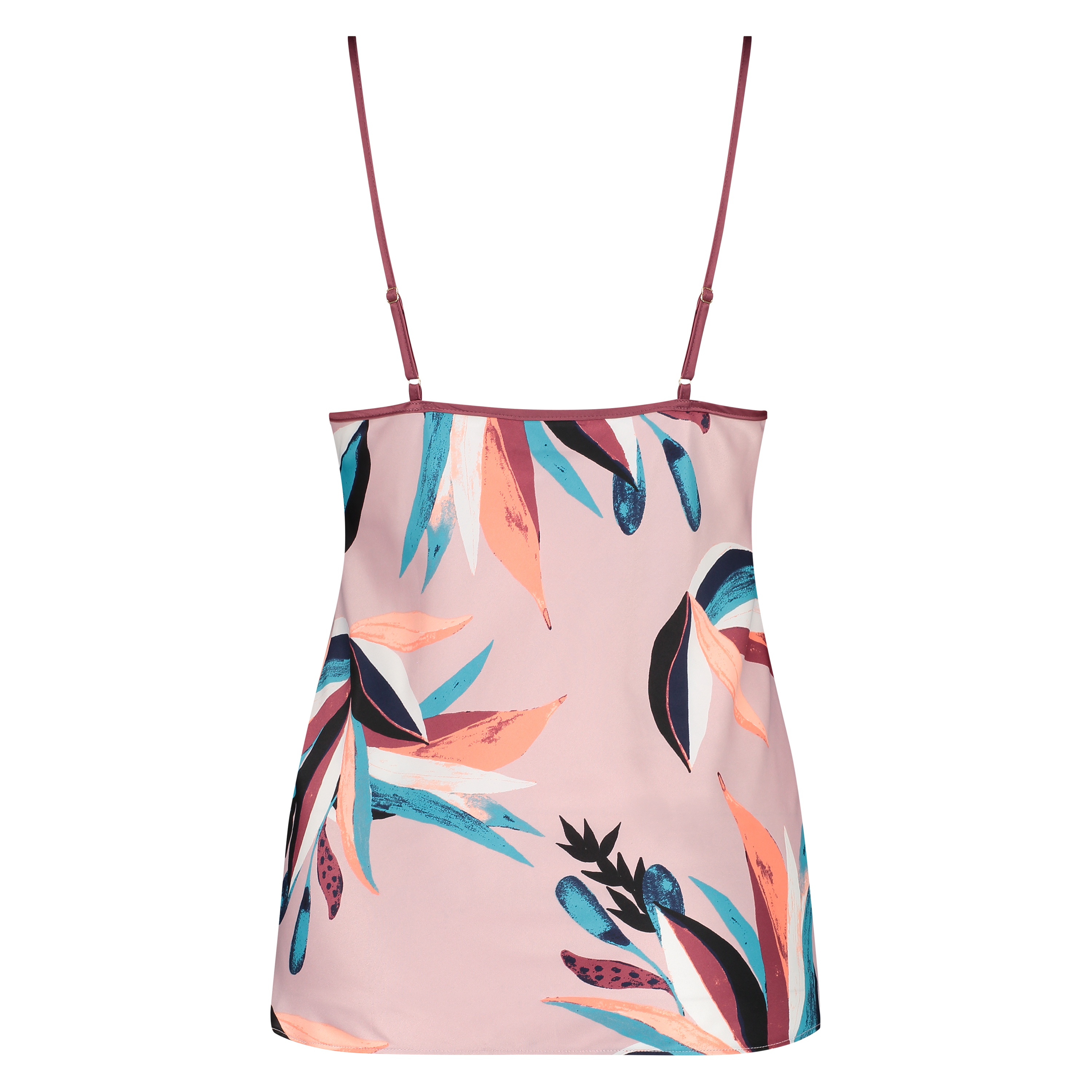 Satin Cami, Purple, main