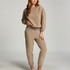 Teddy Fleece Top, Brown