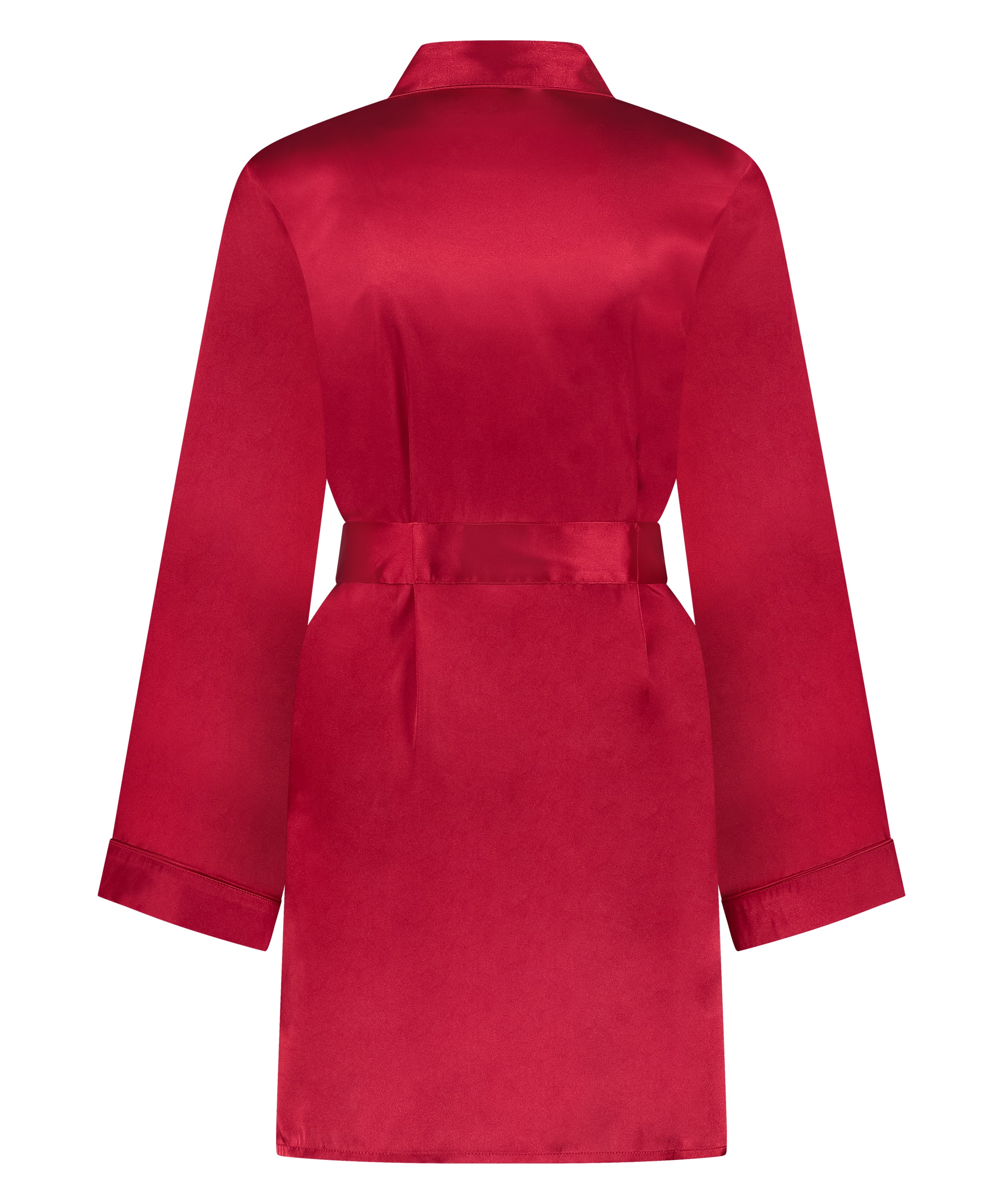 Satin Kimono, Red, main