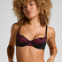 Ambra Padded Underwired Bra, Black