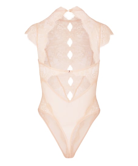 Highneck Body Sylvia, Beige