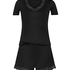 Jersey Pyjama Set, Black