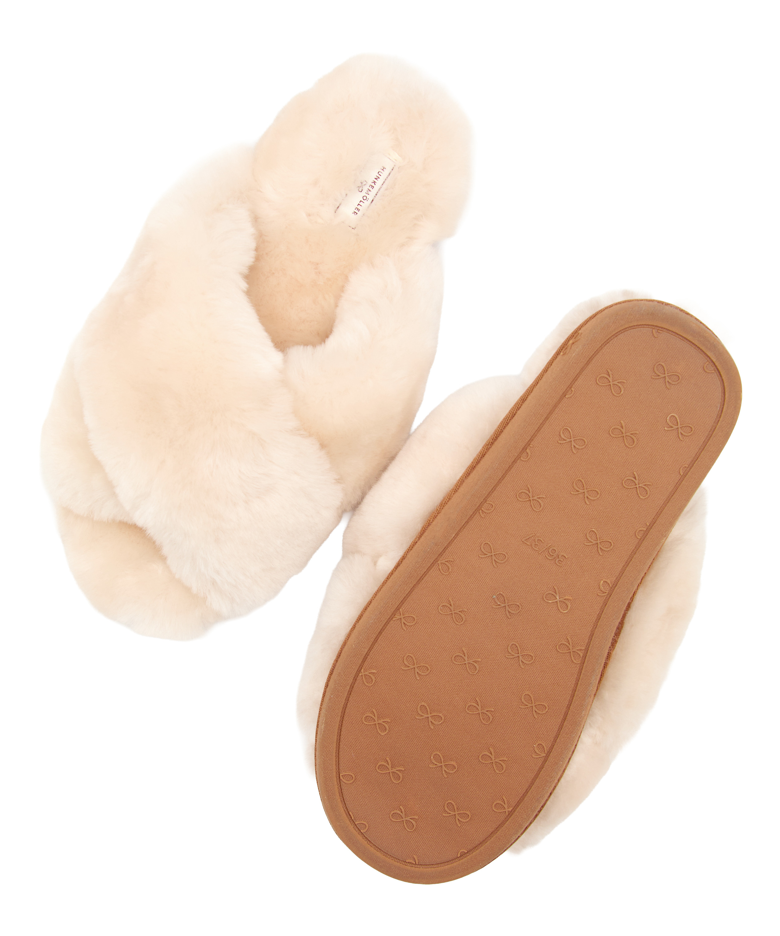 Slipper Sheepskin, White, main