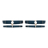 Elastic Leg Garters, Blue