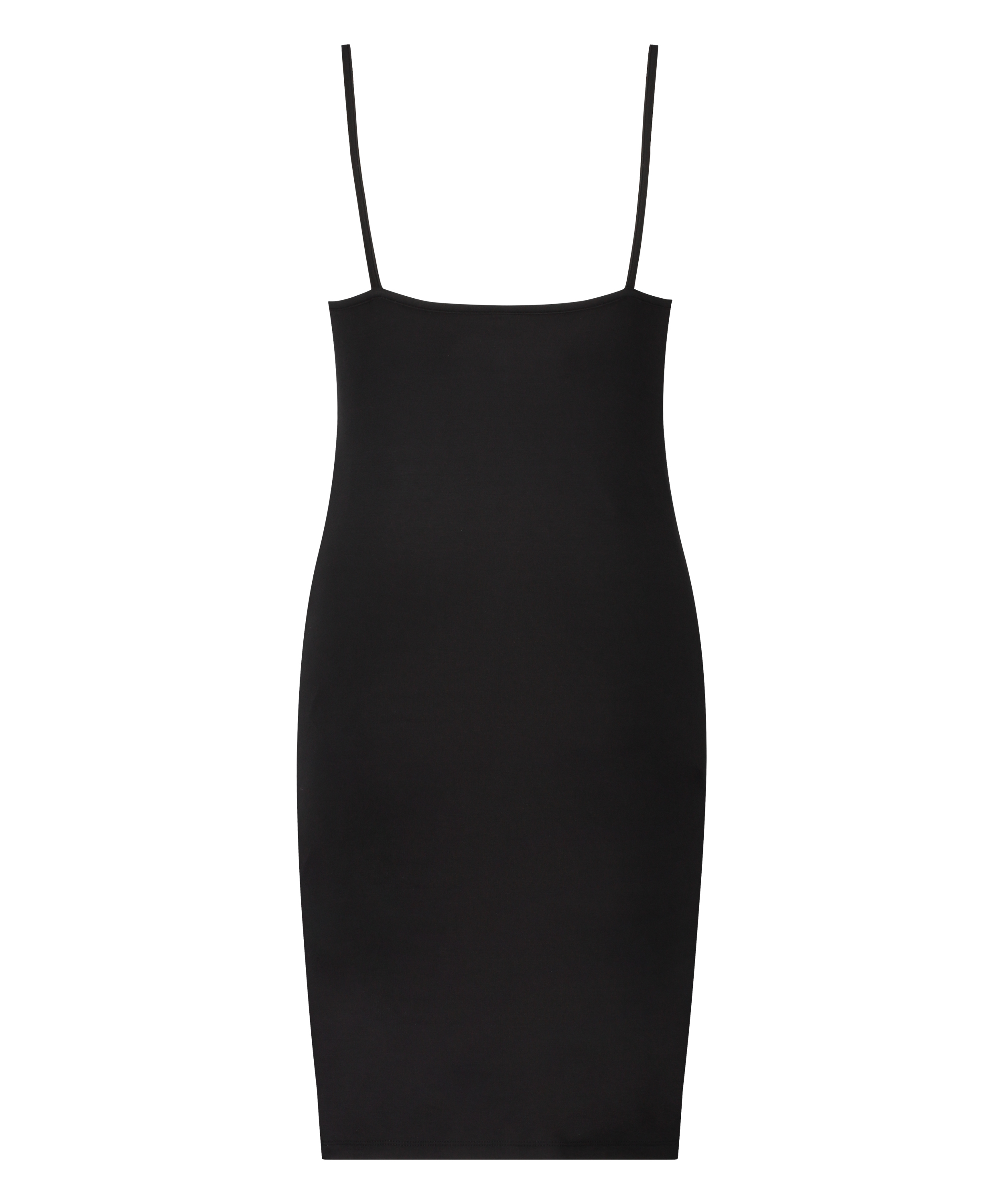 Henley Slipdress, Black, main
