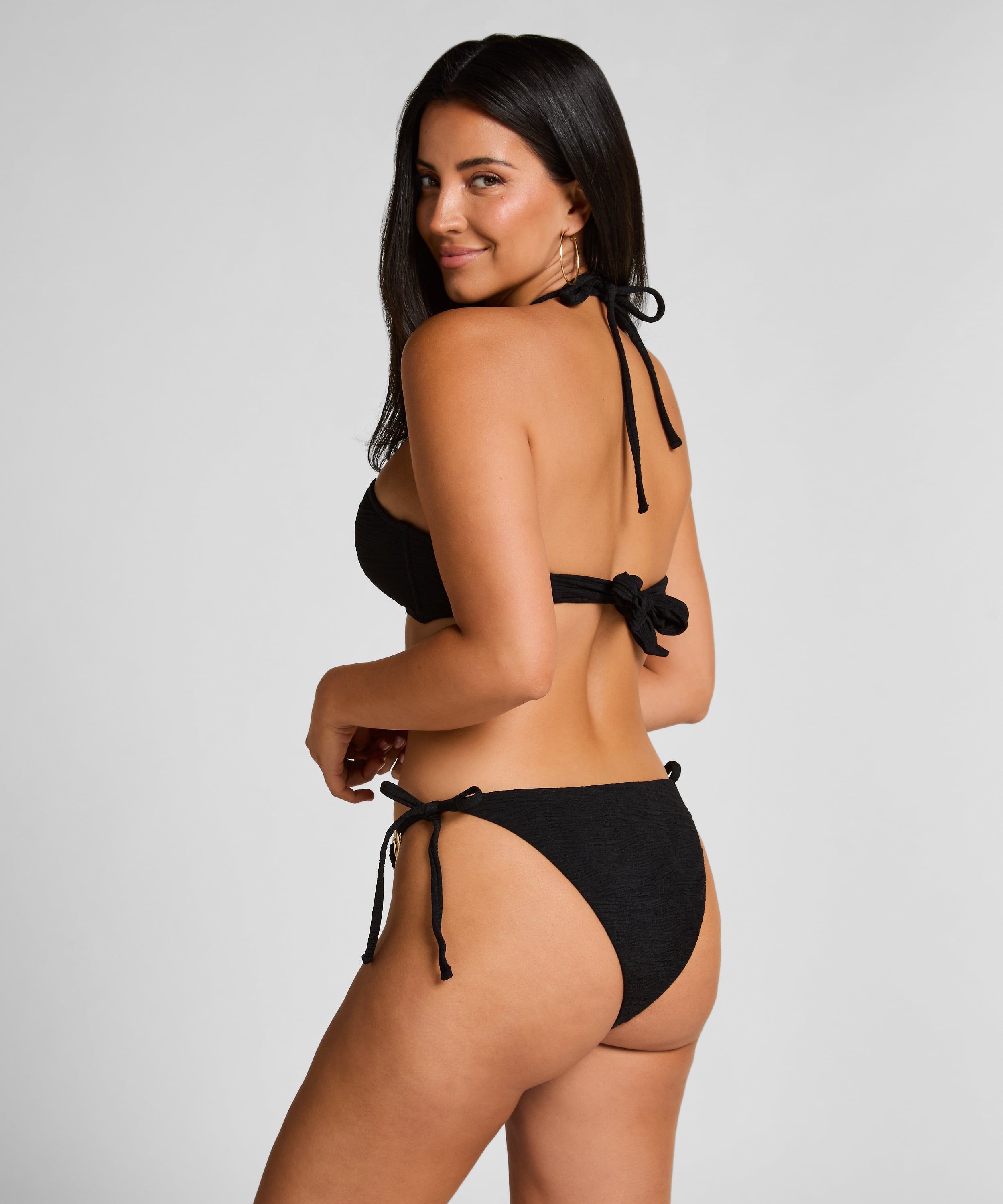 Bahamas High Leg Tanga, Black, main