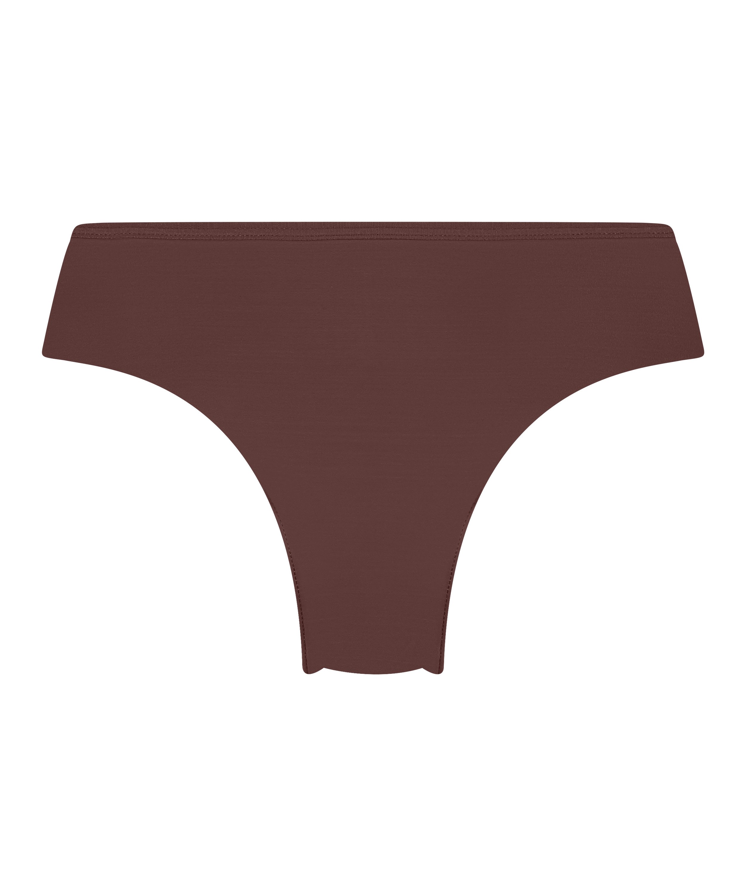 Invisible Lace Back Brazilian, Brown, main