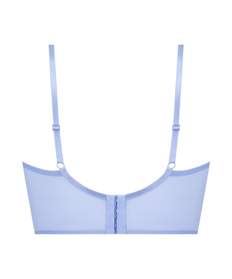 Kimberley Padded Longline Underwired Bra, Blue