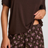 Pyjama Set Loose, Brown