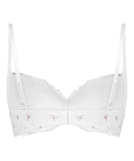 Marine Padded Underwired Bra, White