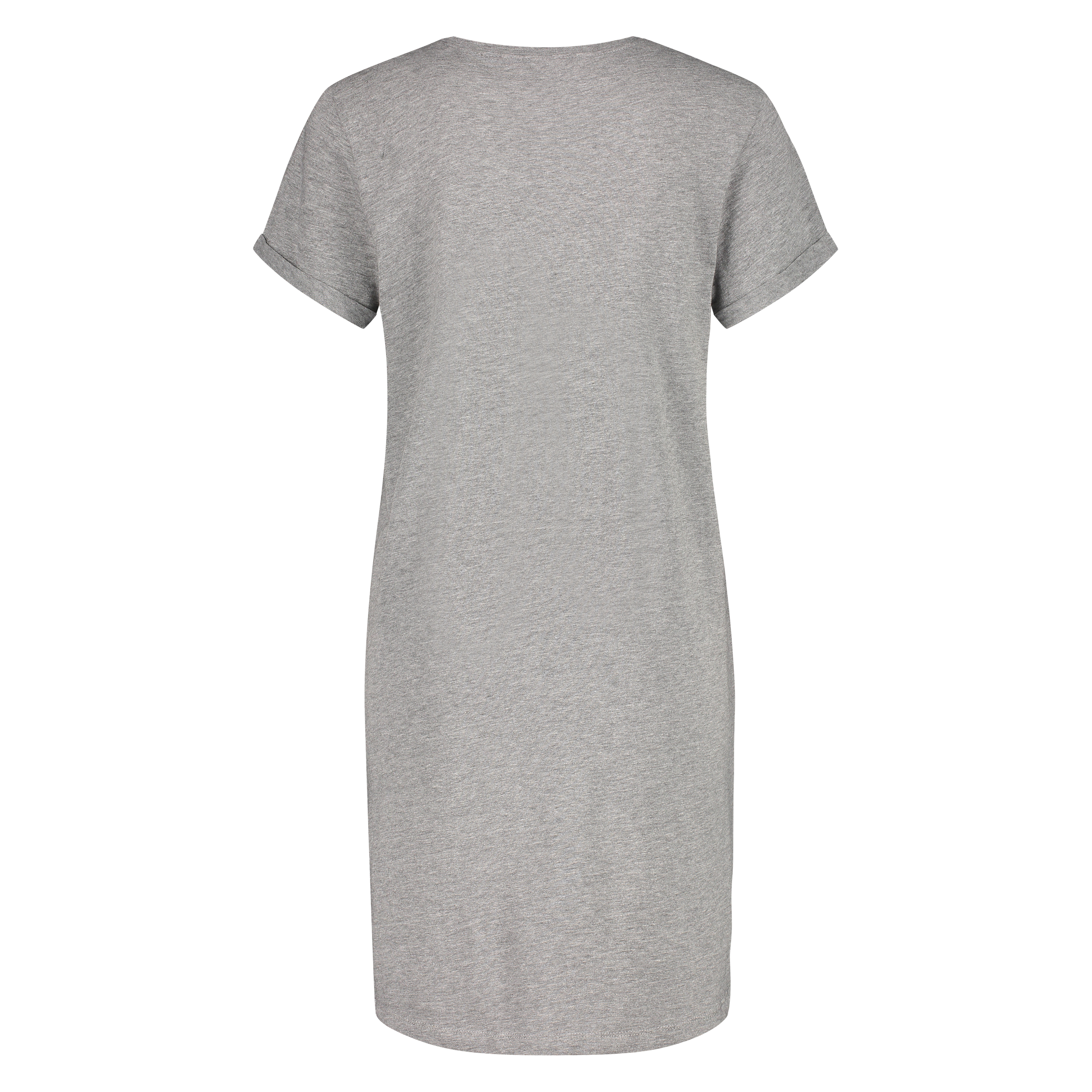 Round Neck Nightshirt, Gray, main