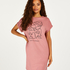 Round Neck Nightshirt, Pink