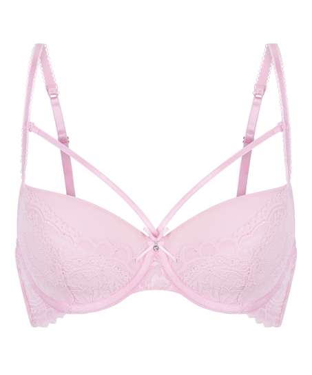 Isadora Padded Underwired Bra, Pink