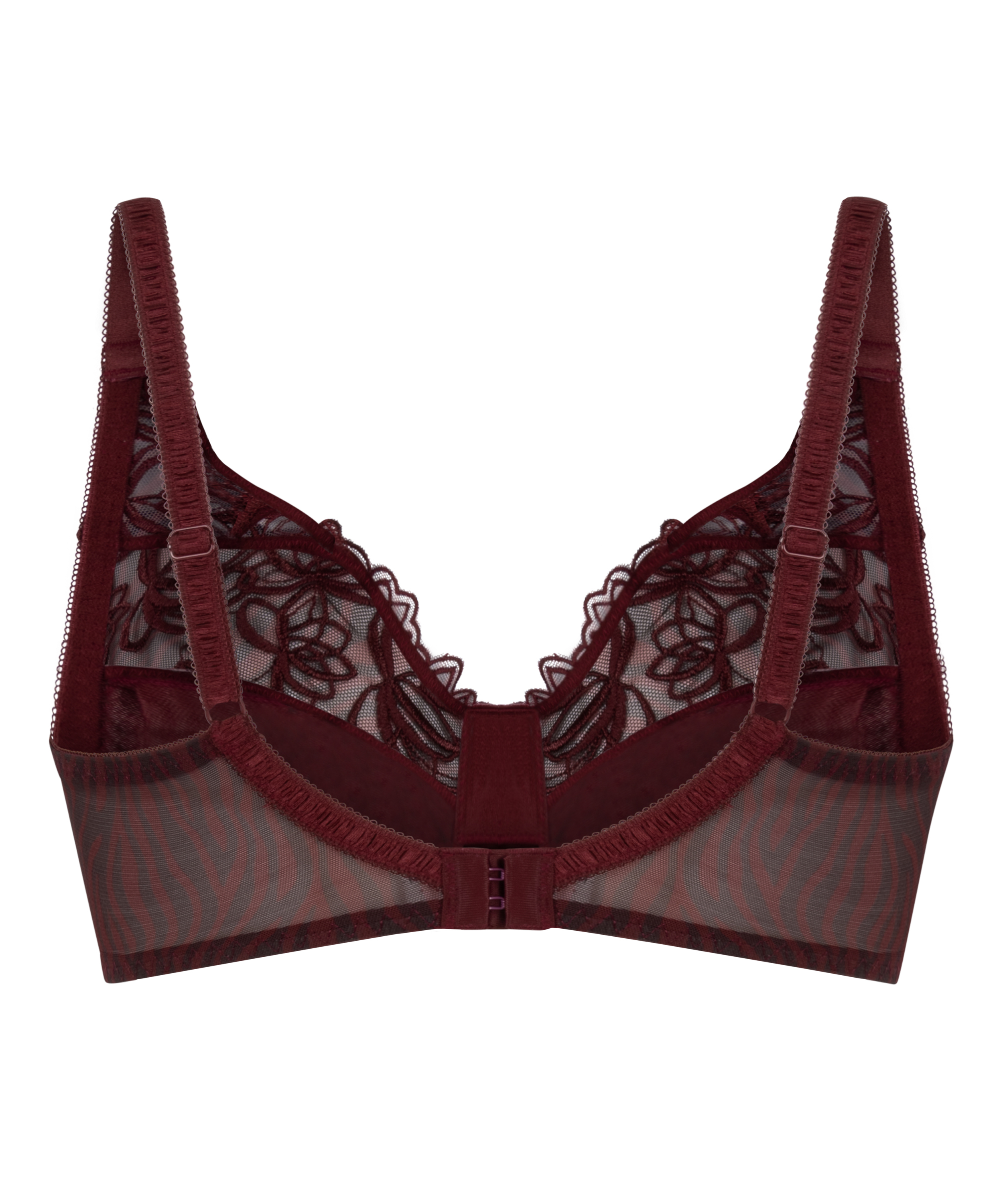 Diva Non-Padded Underwired Bra, Red, main