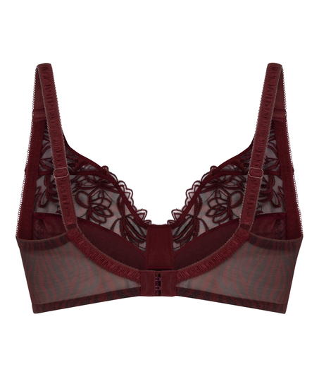 Diva Non-Padded Underwired Bra, Red