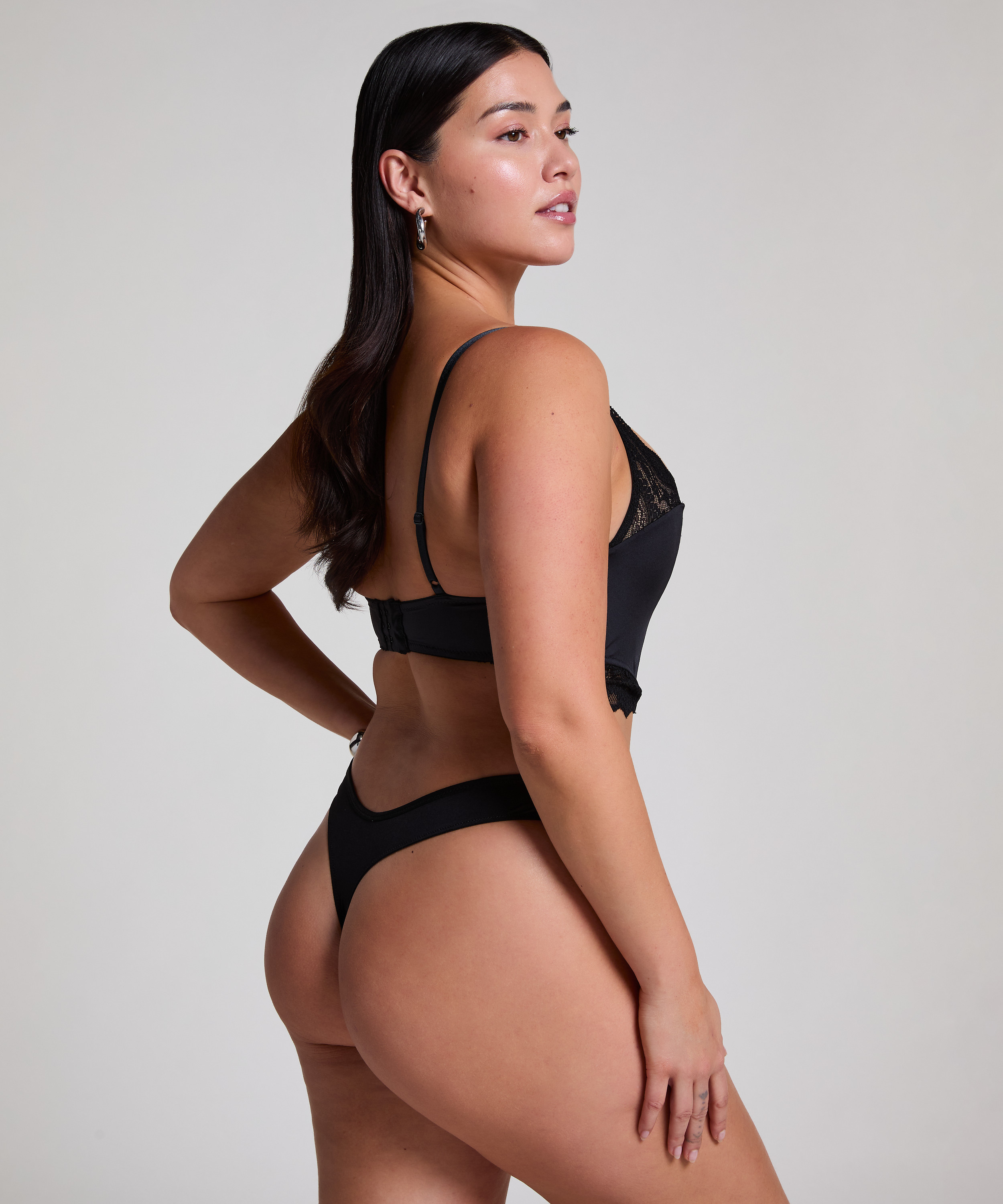 Bronte Bralette, Black, main