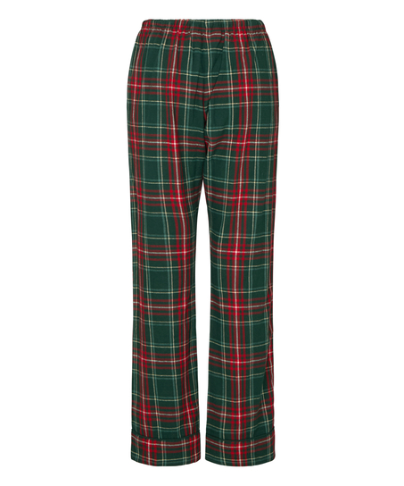 Tall Flannel Pyjama Pants, Green