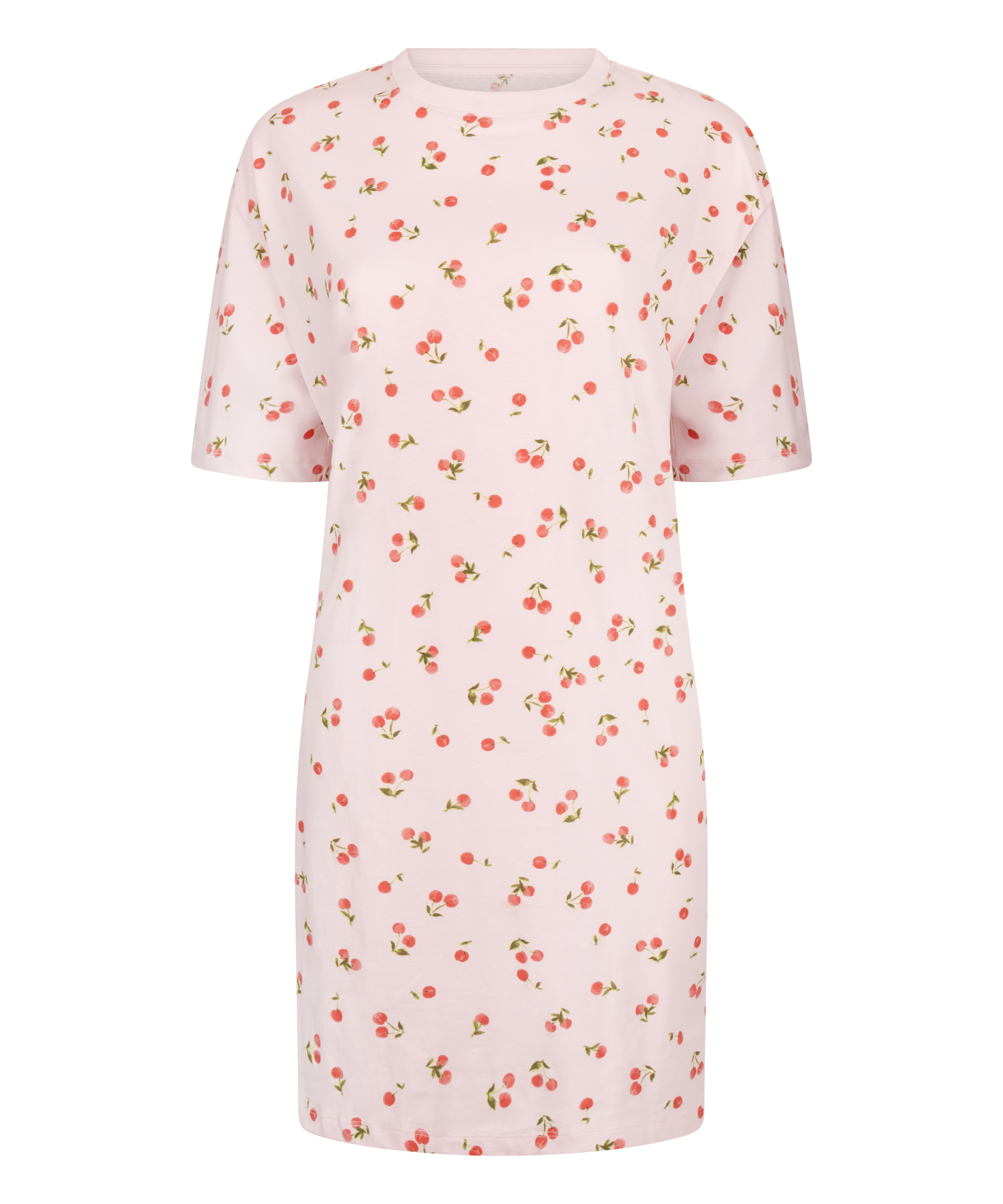 Roundneck Nightshirt, Pink, main