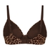 Mona padded non-underwired bra, Brown