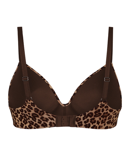 Mona padded non-underwired bra, Brown