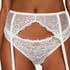 Suspenders, White