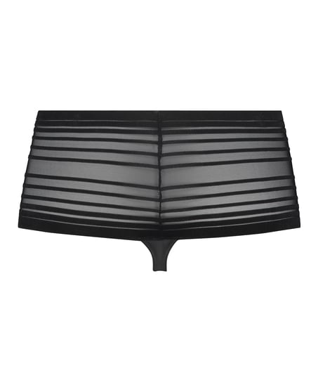 Invisible high thong, Black