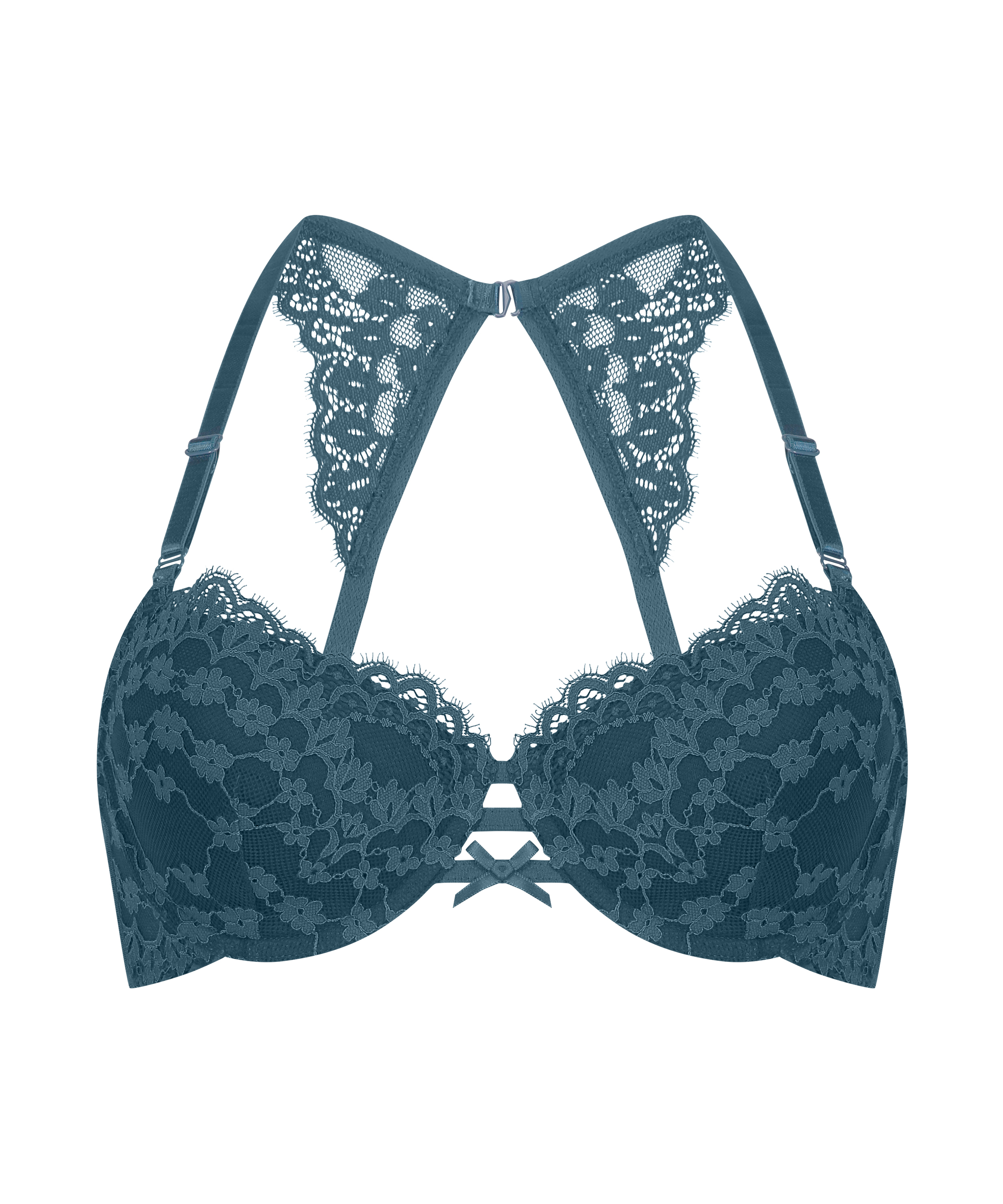 Astrid Padded Underwired Bra, Blue, main