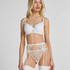 Suspenderbelt Peonie, White