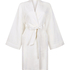 Waffle Bathrobe, White