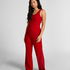 Singlet Brushed Jersey Rib, Red