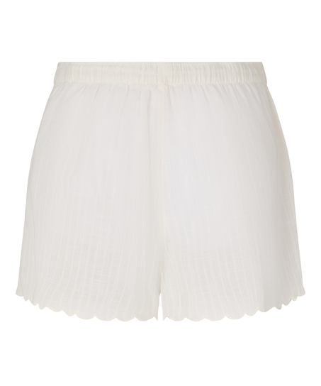Short Scallop, White