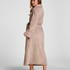 Soft Fleece Bathrobe, Beige