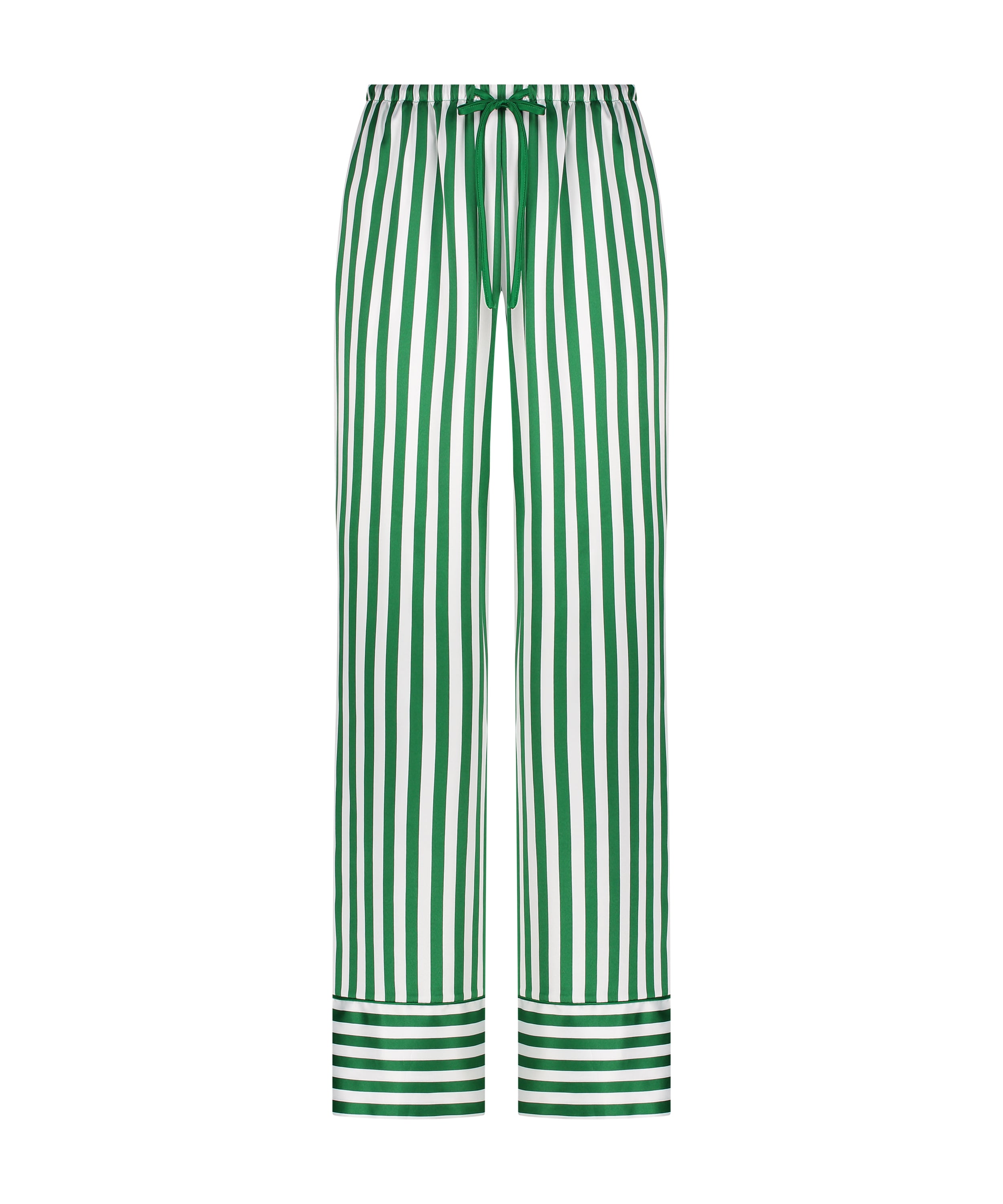 Satin Trousers, Green, main