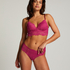 Shiloh Padded Longline Non-Underwired Bra, Pink